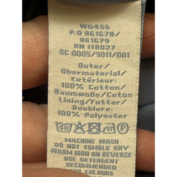 Boden Women's Size 8L Red White Blue Leaf Print Knee Length Lined Skirt - Picture 3 of 8